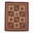 Ninepatch Star Quilted Throw Blanket