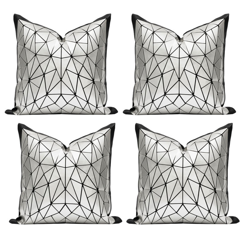 Housse de coussin , Argent