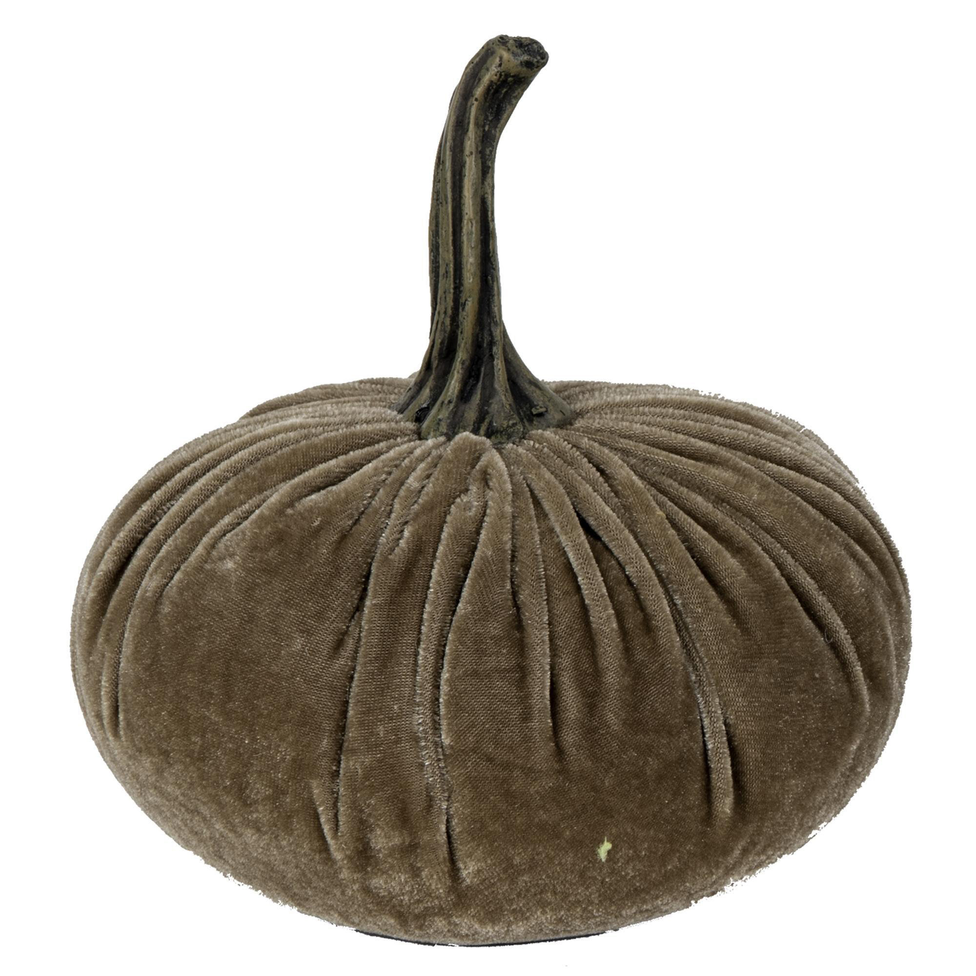 CITROUILLE VELOURS 10X7-11CM NOIR- DECORS DE TABLE HALLOWEEN - Maison CITROUILLE VELOURS 10X7-11CM NOIR- DECORS DE TABLE HALLOWEEN - Maison