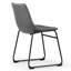 Chaise d'appoint rembourrée à dossier solide-262492987