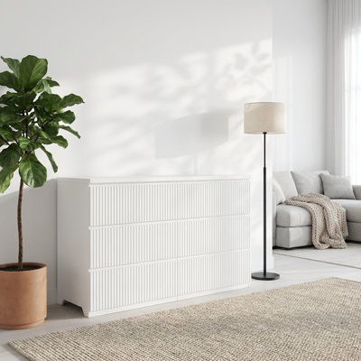 Commode à 6 tiroirs Modern Wave