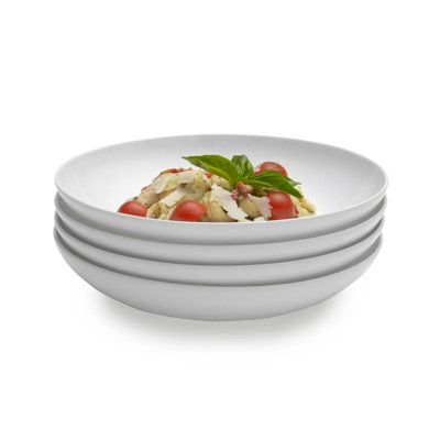 Mikasa Delray Bone China Pasta Bowl, 9-Inch, White