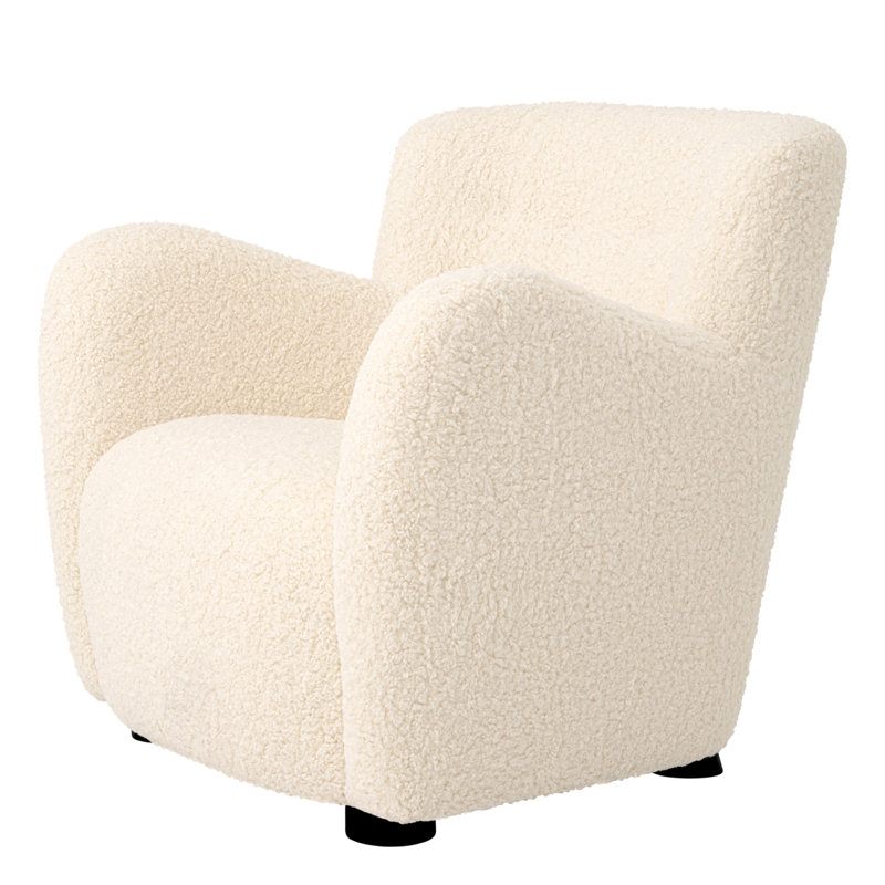 Bixby Armchair, Faux Shearling Polyester