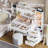 Vanity Desk With With Mirror And Lights,Makeup Vanity Table Wwith Lighted Mirror & Charging Station, Vanity Desk Dresser