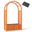146cm H x 83cm W Wood Arched