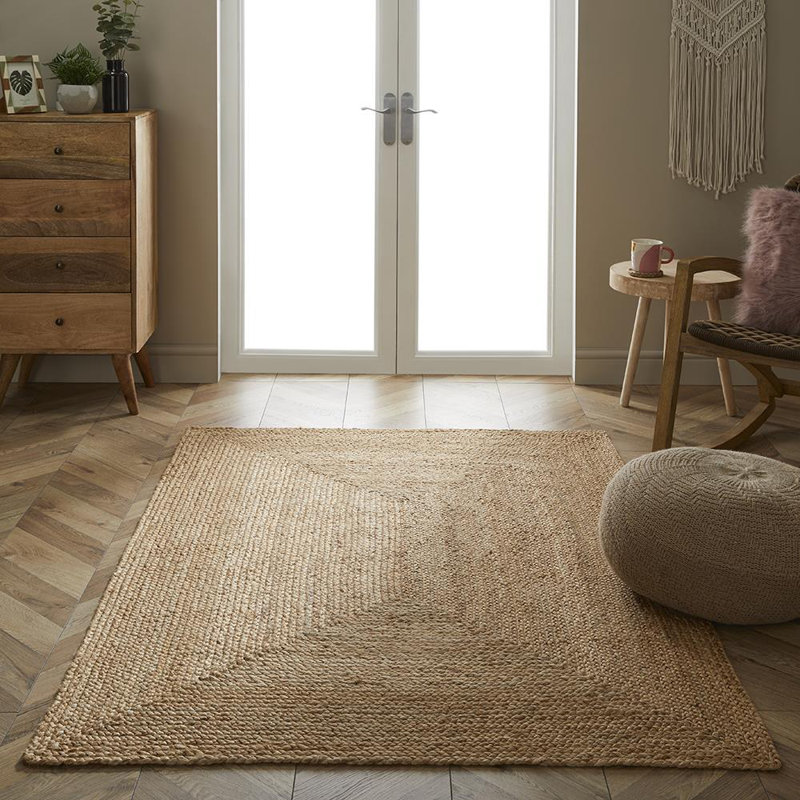 Yarger Solid Colour Hand Woven Area Rug, Rectangle 80 x 150cm 