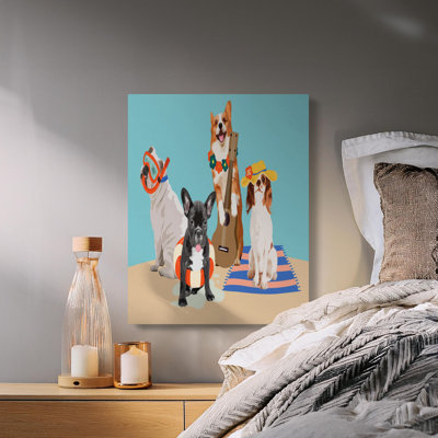 Feder Wrapped Canvas Print Set