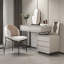 Meuble-lavabo de maquillage de luxe moderne et minimaliste