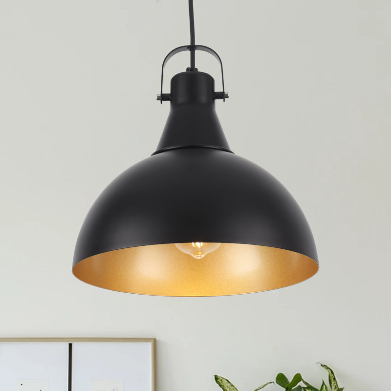 Smithshire 1 - Light 11.81" Dimmable Single Dome Kitchen Island Pendant