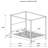Mellie Vanilla Upholstered Queen Canopy Bed