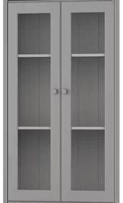 Anita Glass doors 2 pcs Green