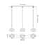 Vinton 3 - Light Kitchen Island Chandelier