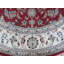 Tapis rond rouge nain à la main 8 pi 3 po x 8 pi 3 po G14762