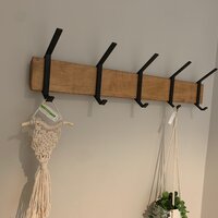 Garfinkel 5 - Hook Wall Mounted Coat Rack Mercury Row Color: Brown