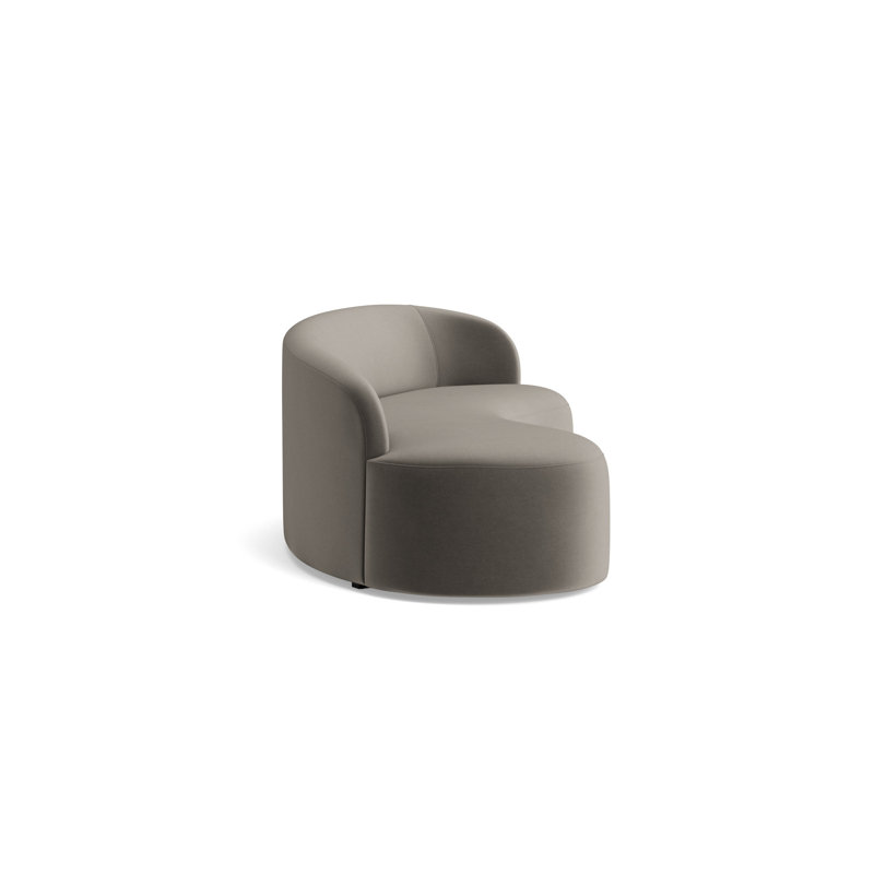 Sofia Right Arm Sofa, Performance Velvet - Graphite