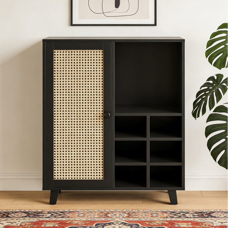 Buffet avec rangement, Black