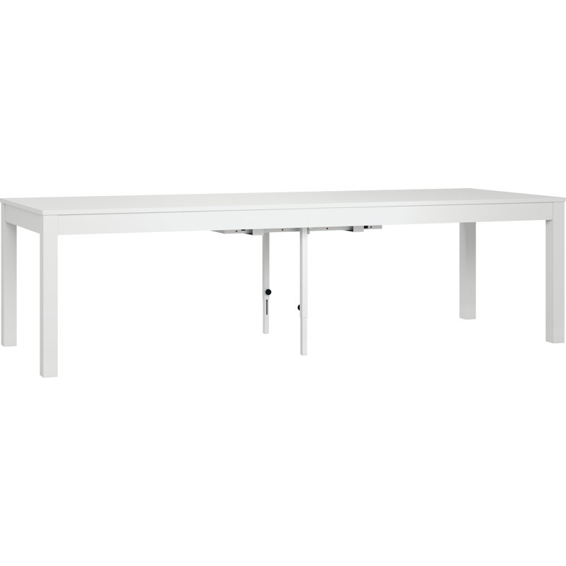 Shinde Rectangular 340Cm L x 90 Cm W Dining Table, White