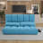Laredo Double Chaise Lounge Sofa Reclining Floor Game Chair Floor Couch and Sofa with Two Pillows-1637295192