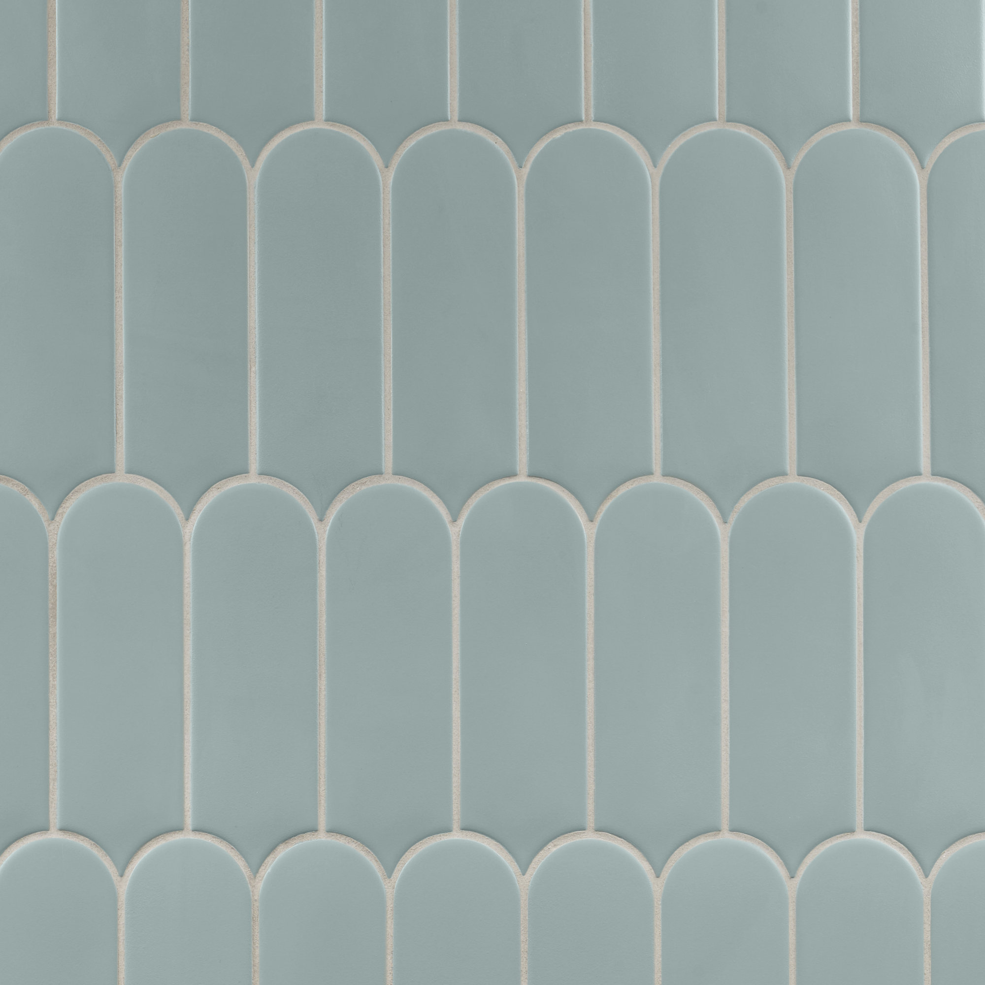 Airy 2.83 in. x 7.67 in. Fishscale Matte Ceramic Wall Tile (5.15 Sq. Ft. / Case), Green