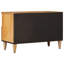 Vidaxl TV Cabinet With Drawer With Shelf With Storage Solid Mango Wood Modern