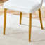 Table de salle à manger extensible en bois aggloméré avec 4 chaises en polyuréthane, parfaite pour les rassemblements flexibles et l'esthétique moderne