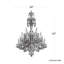 Sterling 20 Light 34in x 43in Three-Tier Chandelier in Gold with Clear Heritage Handcut Crystals-1262010924-1262010925