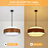 6 - Light Dimmable Drum Chandelier
