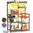 Baker's Rack with Power Outlets, Microwave Stand, Coffee Bar, 10 S-Hooks-875734508