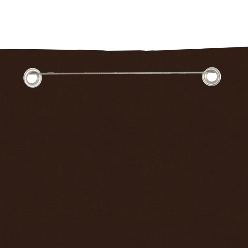 Aleksejus Single Curtain Panel, Brown, 240cm H x 140cm W