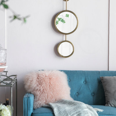 Miroir rond en fer