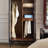 French-Style Retro Solid Wood Wardrobe