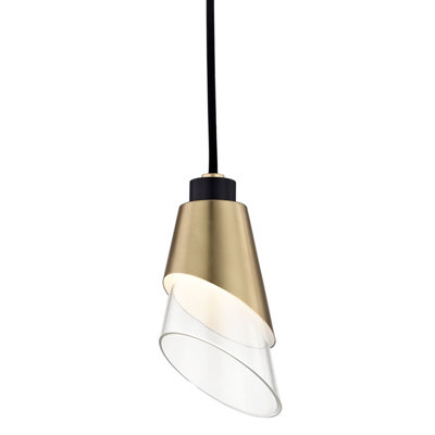 Luminaire suspendu conique à 1 lumière Angie