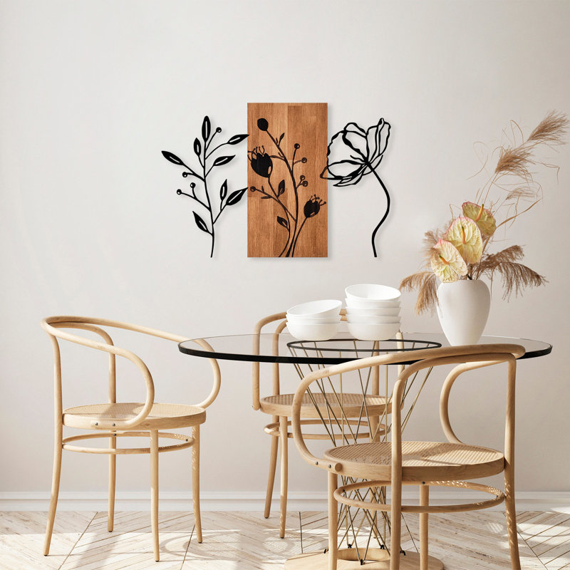 Décoration murale en bois