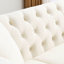 Velours beige 3 + 3 - Structure en tissu respirant et doux