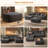 No Assembly Required of large-sized corduroy Ottoman modules,Matching modular sofa combination sofa-208314533