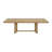 Brown Trestle Table With Leaf