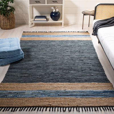 Patrick Handwoven Blue/Beige Area Rug