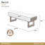 West Kensington Accent Bench-478999012