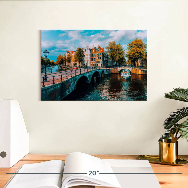Canal Sirci Amsterdam, H 8 po x l 12 po