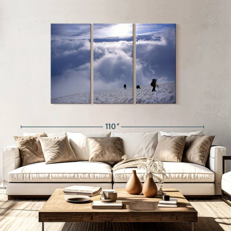 Mount Rainier Ice Climbing, 48" H x 74" W