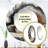 Stone Geode Scenery Minimalism - Stone Geode Mirror, Beige Round Unique Wall Mirror, Printed Metal Art-99622864