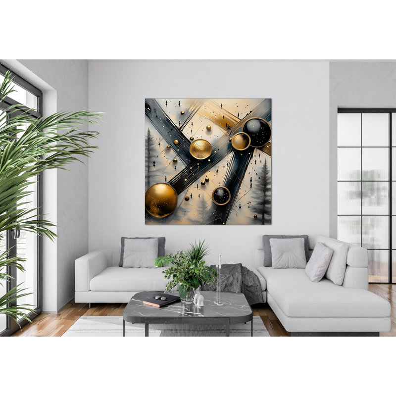 Orbiting Realms, 24" H x 24" W
