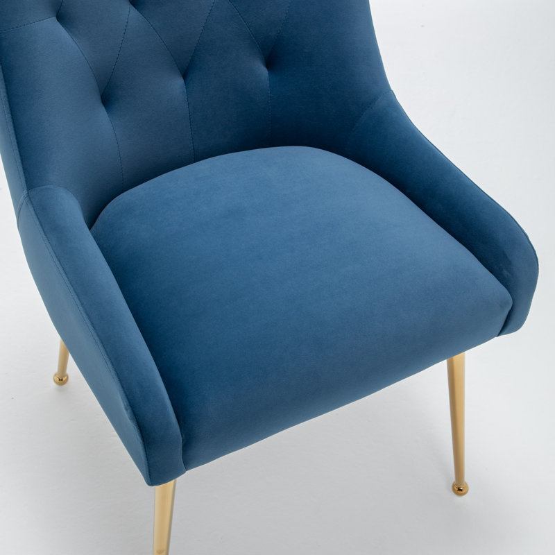 Chaise d'appoint Mayreli, Bleu marine