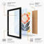 Geometric Bloom Botanical - Framed Print-1051675872-1051675886
