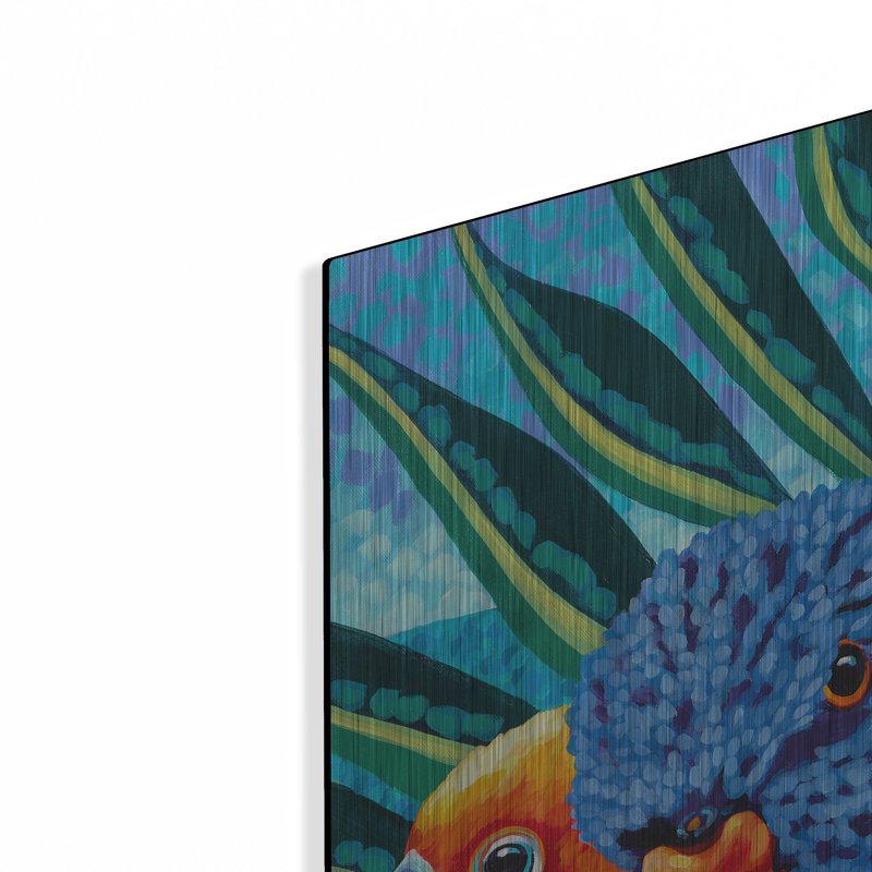 «Birds In Paradise I» par Carolee Vitaletti, H 36 po x l 36 po