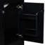 Élégante armoire de salle de bain 60 po, double meuble-lavabo, lavabo, intérieur spacieux - embellissez votre meuble-lavabo, armoire noire avec espace de rangement en céramique-1957519774