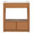 Bathroom Vanity With Sink Top, One Open Storage Shelf And Two Drawers