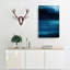 Midnight Blue In Abstract - Wrapped Canvas Print-55309375