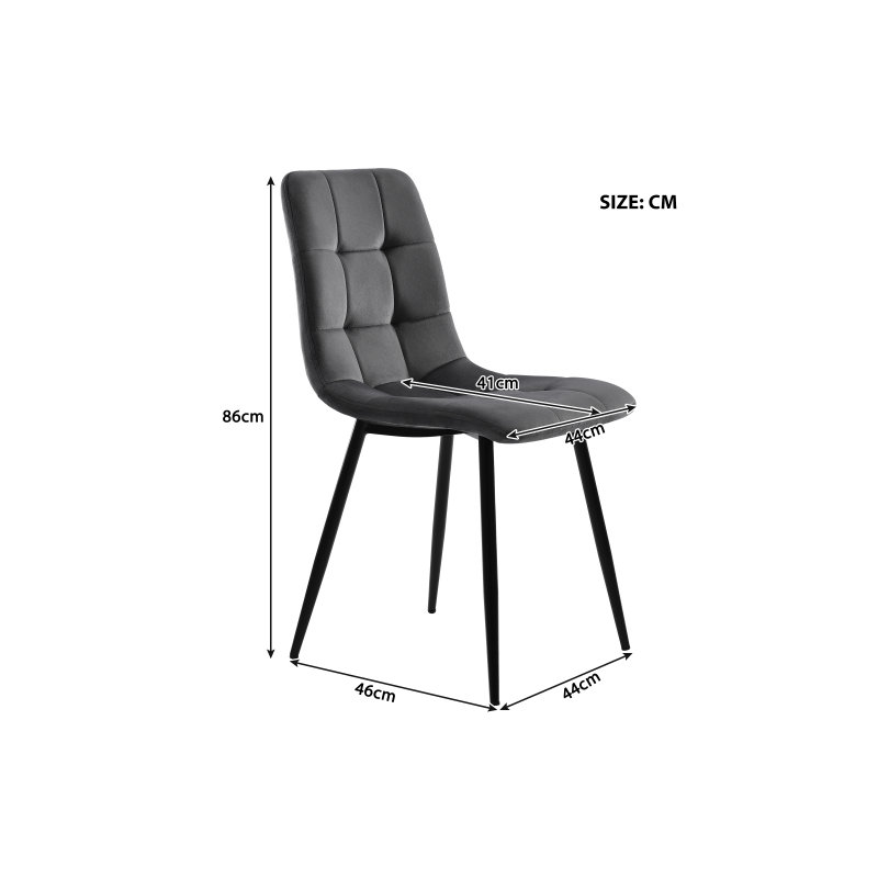 4 - Person Dining Set, Grey