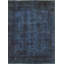 Tapis rétro bleu Adonis